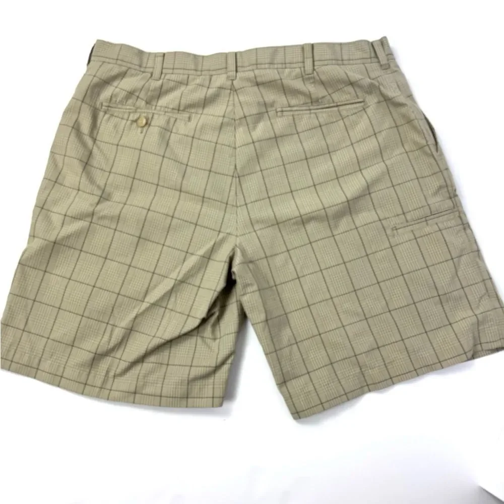 PGA Tour Plaid Golf Shorts 38